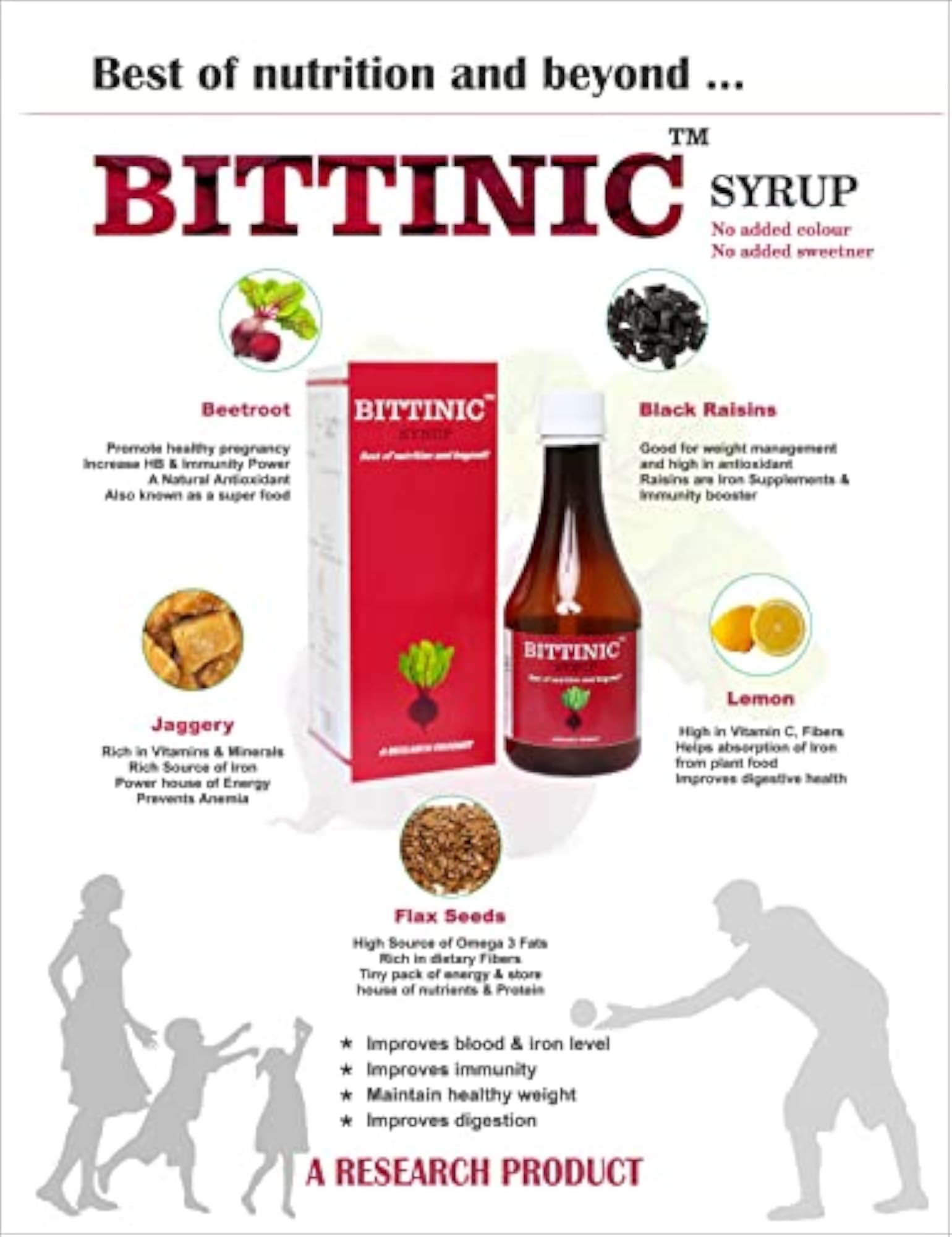 Bittinic Syrup, Natural Health Supplement